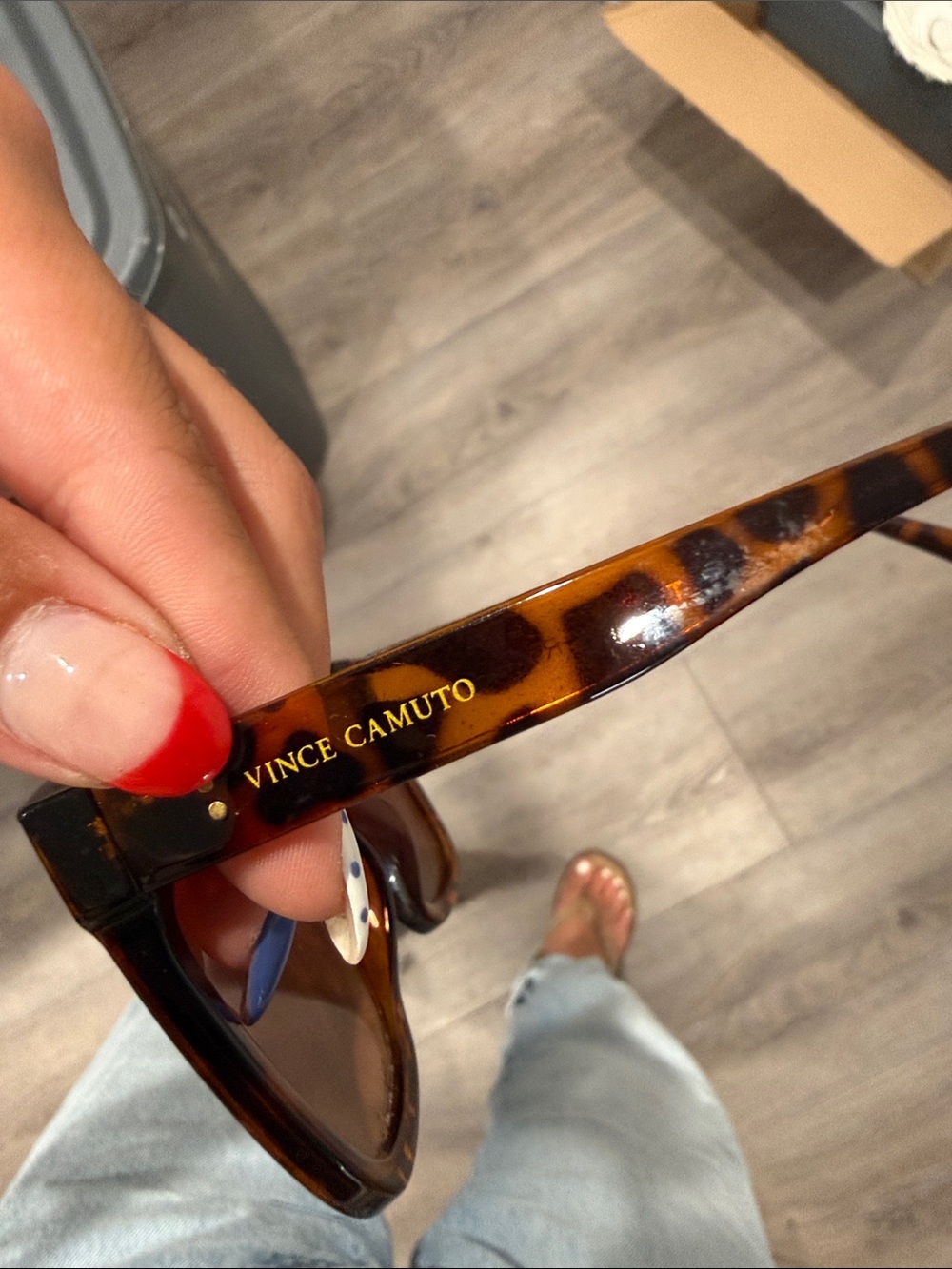 Vince Camuto Tortoiseshell Brown Women's Sunglasses - Classic Square Frame
